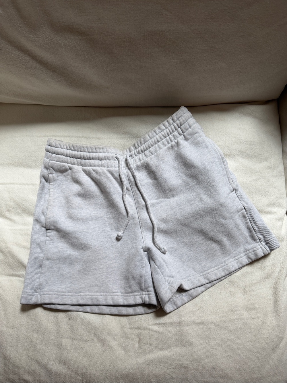 TNA Light Heather Gray Athletic Shorts